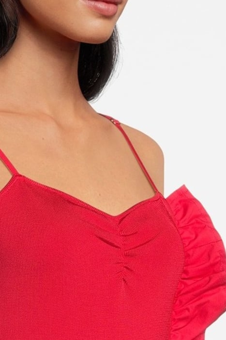 CODY ABITO VISCOSA LUCIDA + CO RED 5