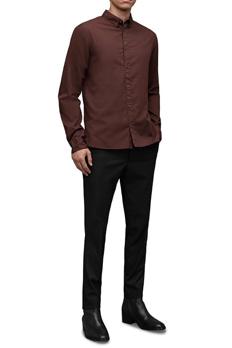 HAWTHORNE LS SHIRT WARM RED 3