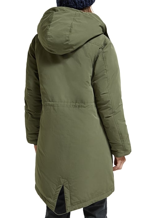WATER REPELLENT MID LENGTH PARKA WITH REPREVE® FILLING MILIT 2