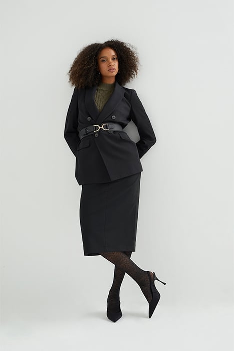 SKIRT MEDIUM LENGTH BLACK 5