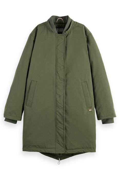 WATER REPELLENT MID LENGTH PARKA WITH REPREVE® FILLING MILIT 6