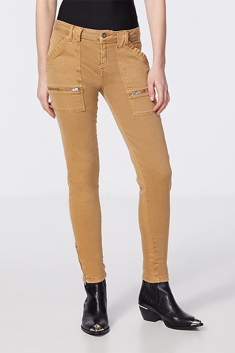 WOMEN'S SLIM LOW-RISE CIGAR JEANS WITH ZIPPER 1