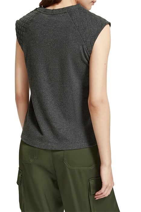 MUSCLE TEE DARK GREY MELANGE 2