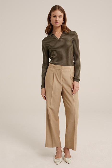 KNITTED PULLOVER KHAKI 4