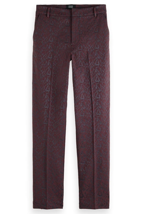 LOWRY - MID RISE LEOPARD JACQUARD PANT LEOPARD JACQUARD BORD 4