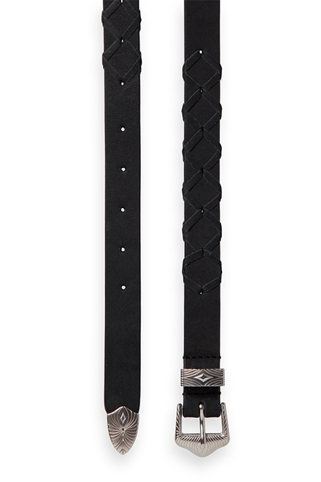 XXX BRAIDED BELT BLACK 4