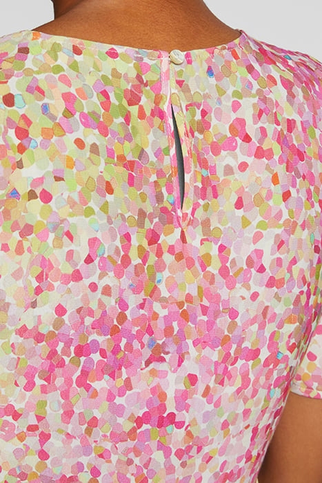 PRINTED MIDI DRESS PINK COSMOS 4