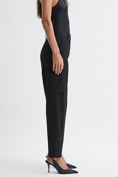 VIOLET-COMBAT CARGO PANTS BLACK 5