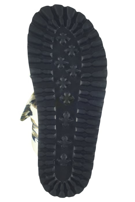 YOSI SANDAL OLIVE LIZARD PRINT 5