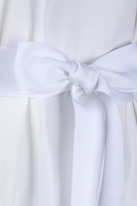 WOMENS OVERSIZED V NECK SHIRT WHITE 3