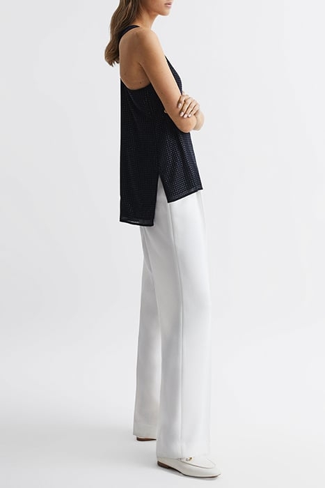 BROOKLYN-EMBELLISHED TANK TOP CAMI NAVY 4