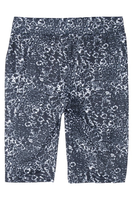 LADIES AOP CYCLE SHORTS 2-PACK BLACK/WHITE+BLACK 3