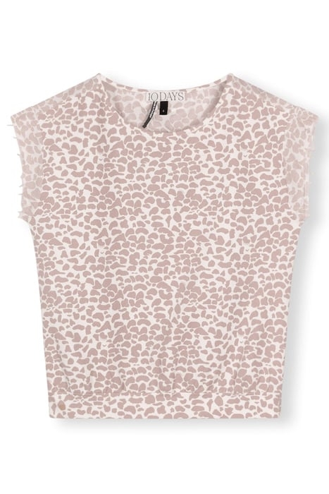 VOILE TEE LEOPARD ECRU 5