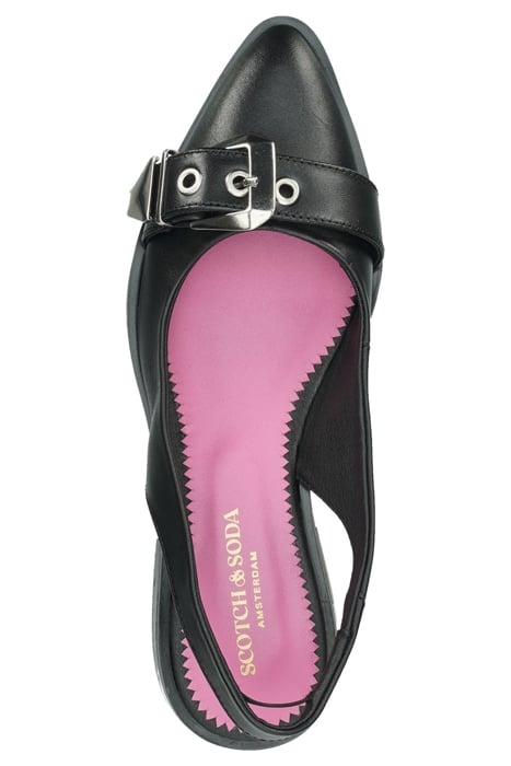 PHIONA LEATHER MULE BLACK 3