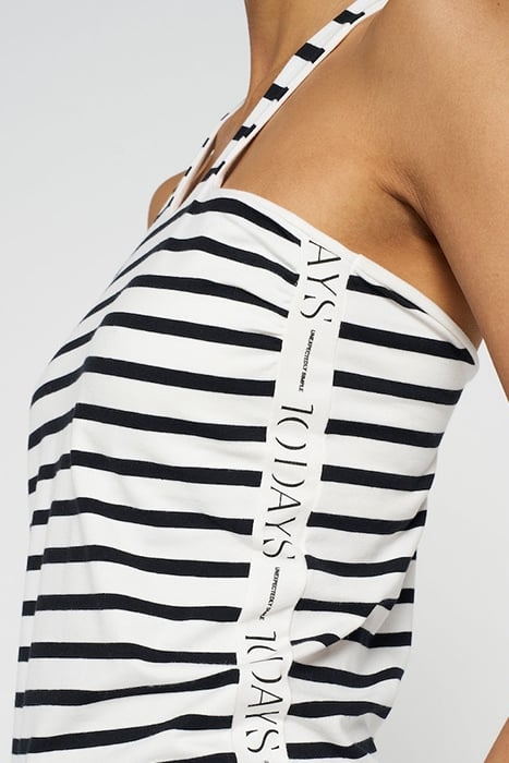 SPORTY WRAPPER STRIPE ECRU/BLACK 6