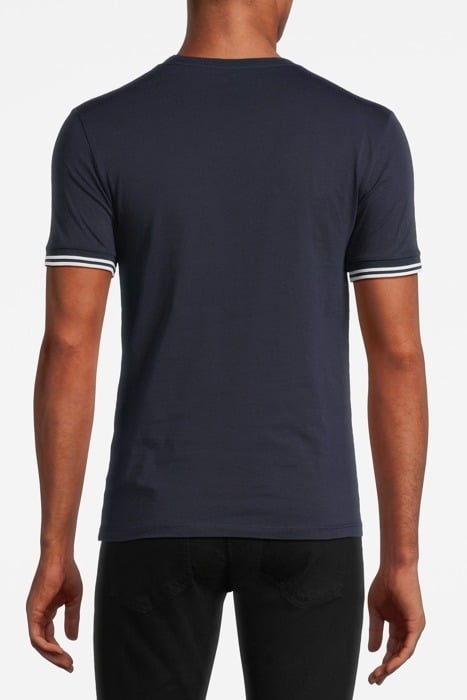 HARRISON-TIPPING BASIC T-SHIRT NAVY/WHITE 2