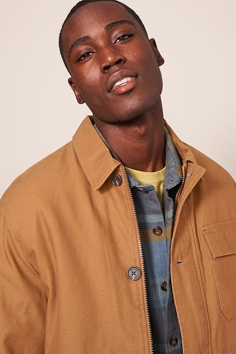 CANVAS TRUCKER DARK TAN 4