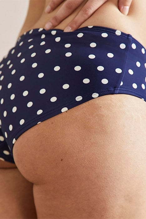 BIKINI SHORTS NAVY/IVORY SPOT 5