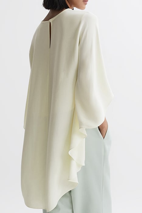 LIANA-CAPE BLOUSE IVORY 2