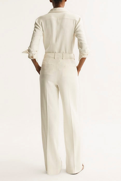 NATALIA WIDE-LEG & FLARED PANTS CREAM 2