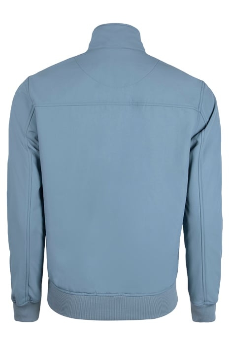 FLEECE LINED FUNNEL NECK JACKET AWAY BLUE 2