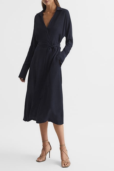 CECILY-MIDI DRESS NAVY 1
