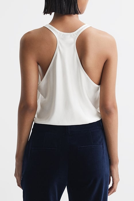 AURA-SILK TANK TOP CAMI IVORY 2