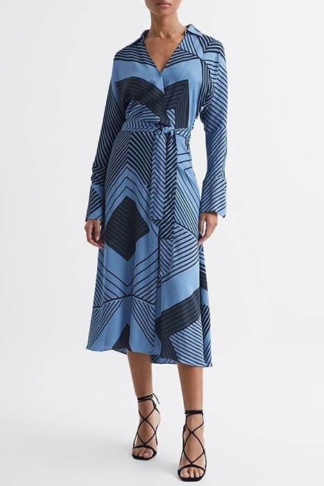 TALIA-SPLICED DRESS BLUE 1