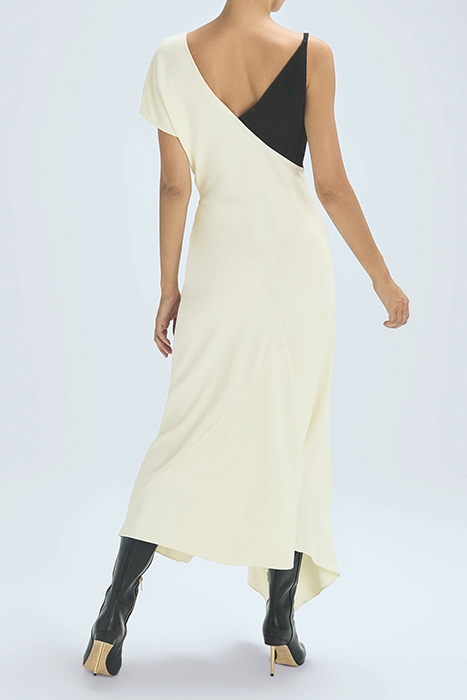 FRIEDA-COLOURBLOCK MAXI DRESS BLACK/WHITE 2