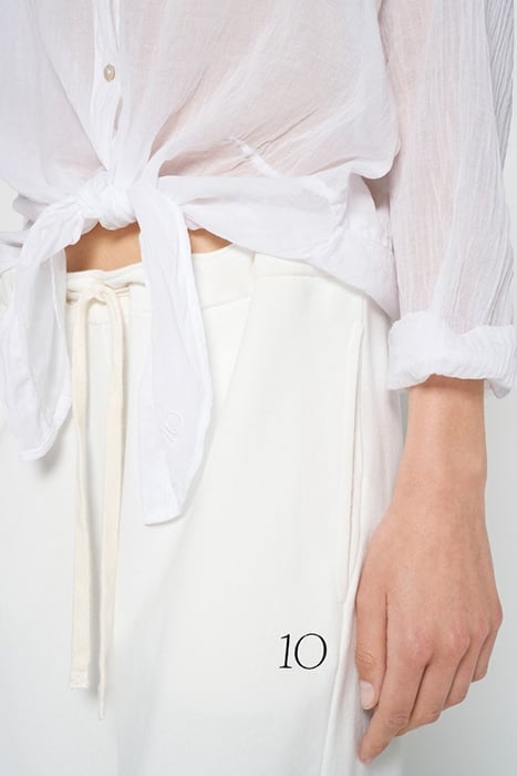 FLARED JOGGER ECRU 7