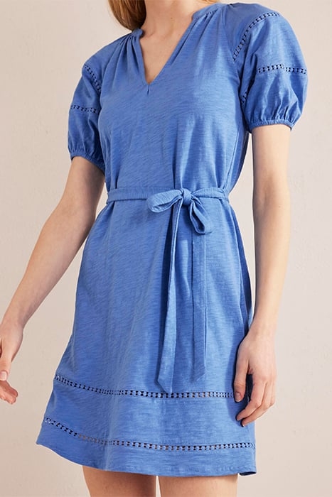 TRIM DETAIL JERSEY DRESS PORCELAIN BLUE 3