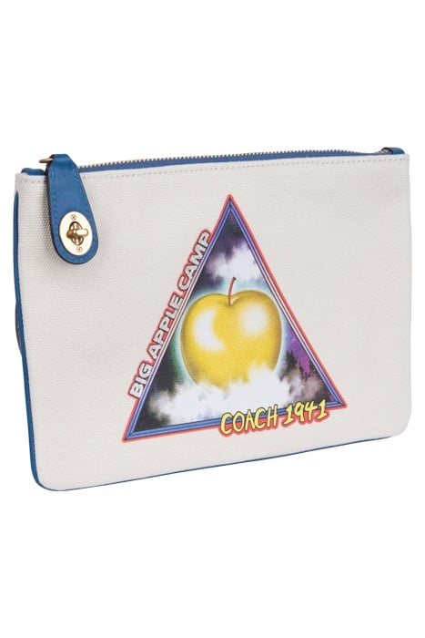 LONG ZIP AROUND WALLET HORSE AND CARRIAGE CHALK 3