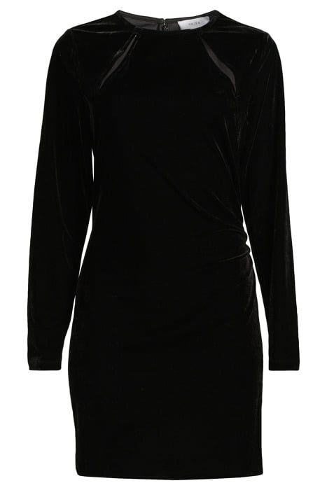 KATE-VELVET DRESS BLACK 3