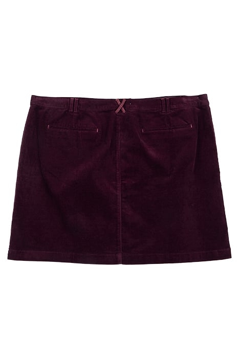 MELODY CORD SKIRT DARK PLUM 2