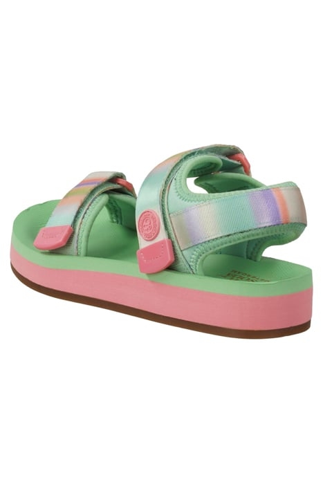 LYDIA SPORT SANDAL MINT RAINBOW PRINT 8