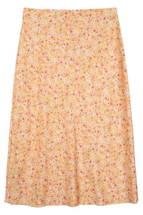 BIANCA SATIN SLIP MIDI SKIRT AMBER DITSY 2