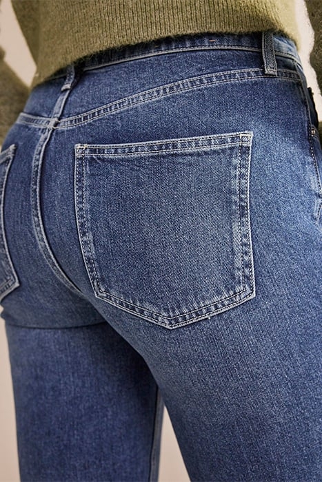 MID RISE BABY KICK JEANS DARK VINTAGE 8