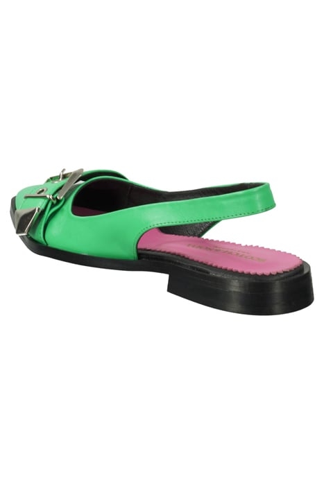 PHIONA LEATHER MULE GREEN 8