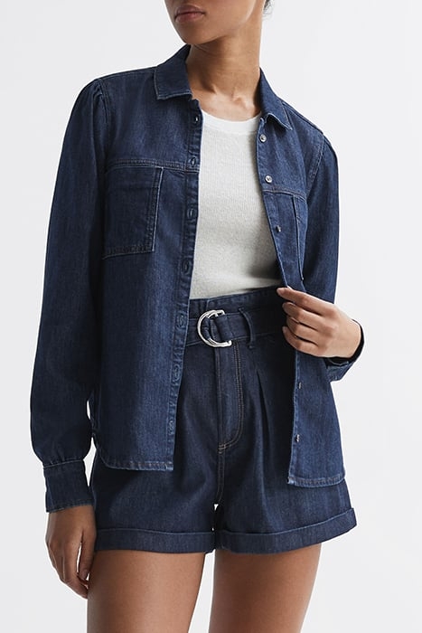 BELIZE-DENIM BUTTON-DOWN SHIRT RENA 5