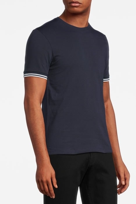 HARRISON-TIPPING BASIC T-SHIRT NAVY/WHITE 4