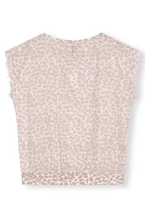 VOILE TEE LEOPARD ECRU 6