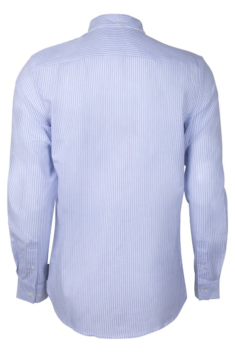 CHECKED & STRIPE POCKET LS SKY STRIPE 2