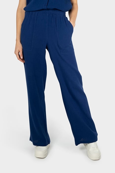 TROUSER WOVEN LONG BELLWETHER BLUE 1