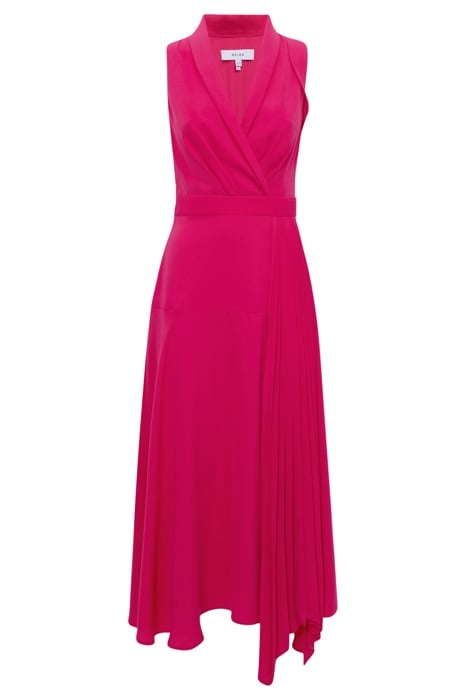 CLAIRE-BELTED DRESS PINK 3