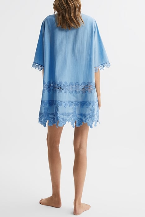 ETTA-EMRBOIDERED DRESS BLUE 3