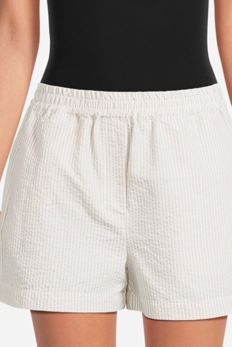 BAY SHORTS SAND-WHITE STRIPE 5
