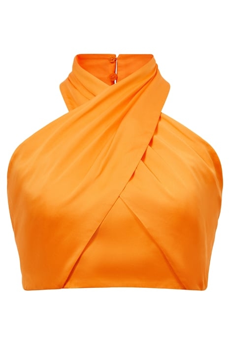 RUBY-HALTER TANK TOP CAMI ORANGE 4