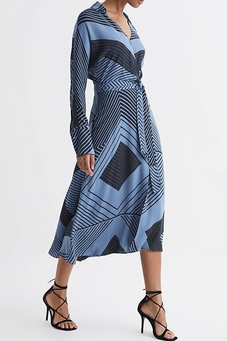 TALIA-SPLICED DRESS BLUE 5