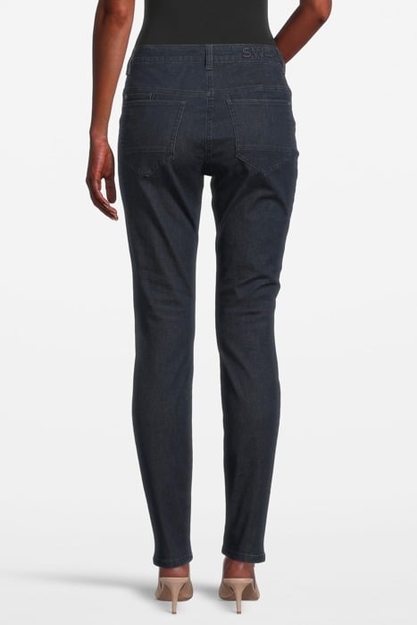 TROUSER WOVEN LONG 84001027 MID BLUE DENIM 2