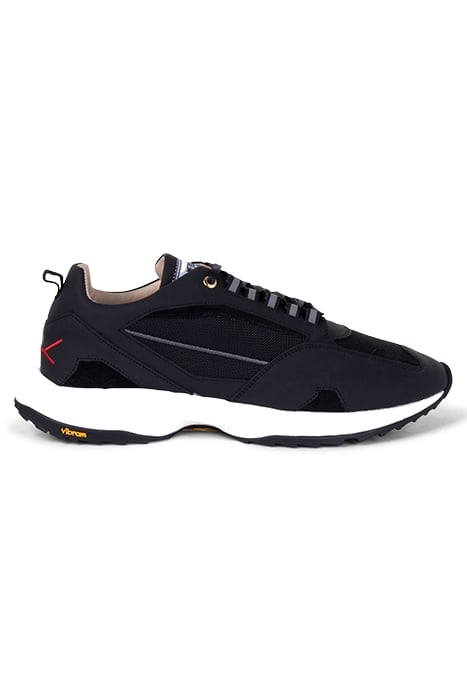 THE ROAD RUNNER - GUM LEATHER BLACK/WHITE 1